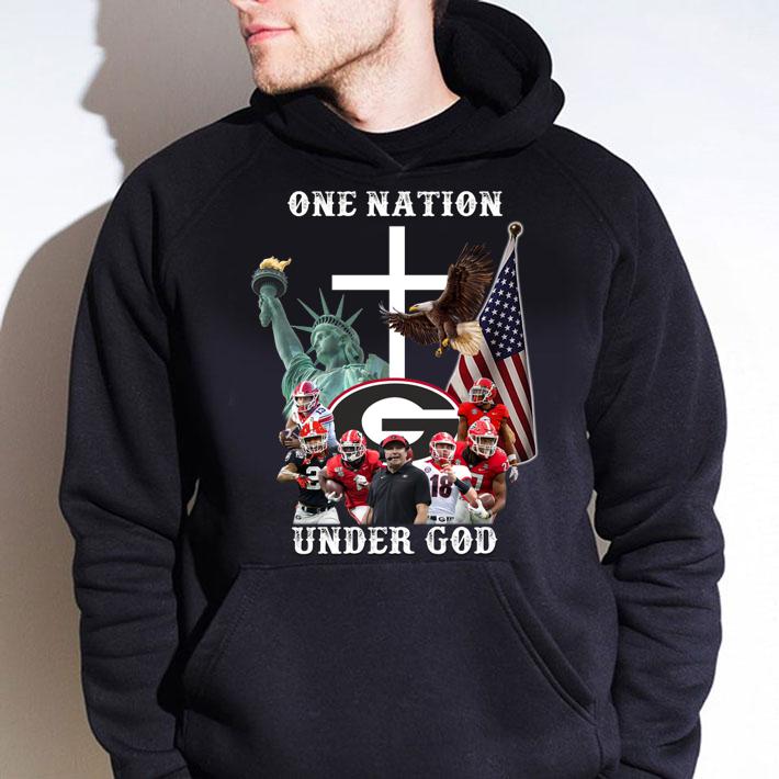 Georgia Bulldogs One Nation Under God t-shirt hoodie
