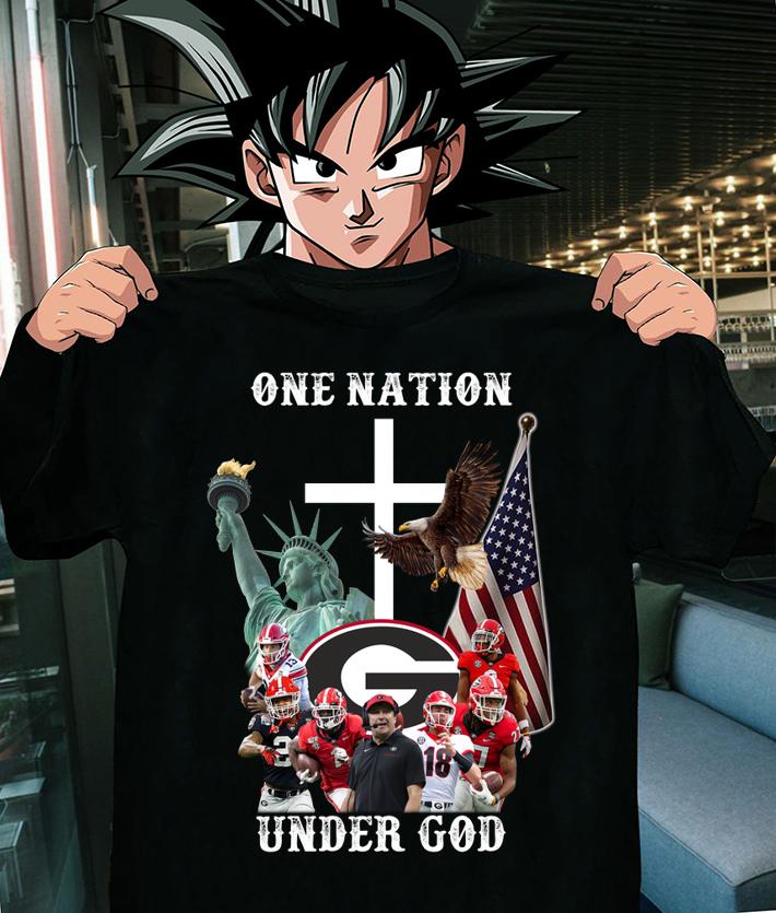 Georgia Bulldogs One Nation Under God t-shirt shirt