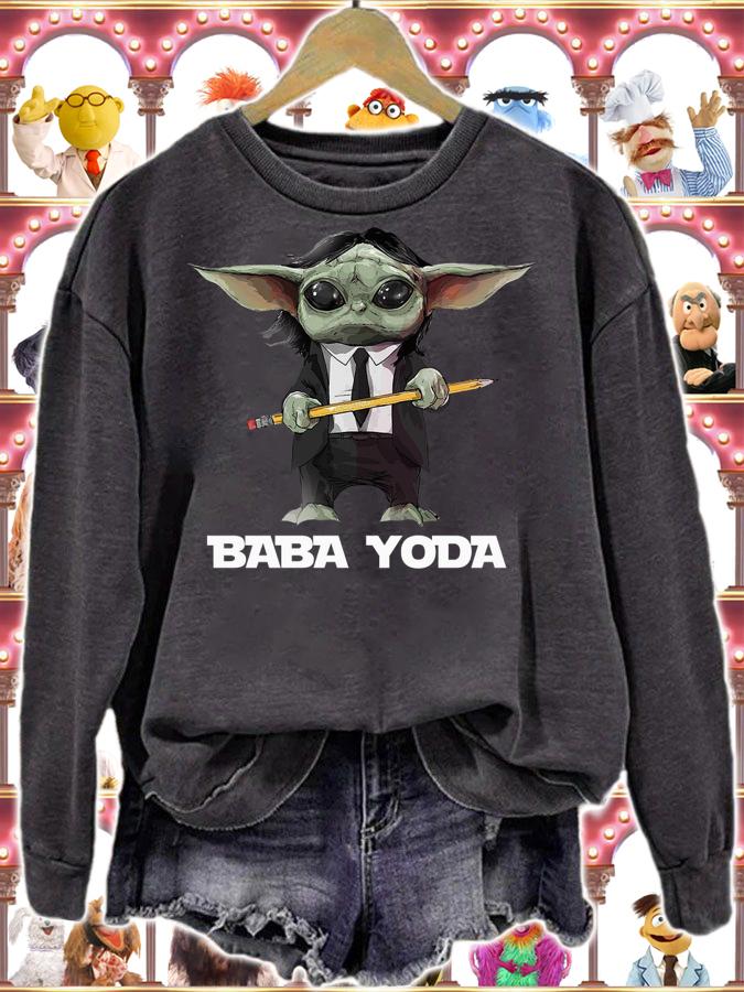 Baba Yoda John Wick And Baby Yoda t-shirt sweatshirt