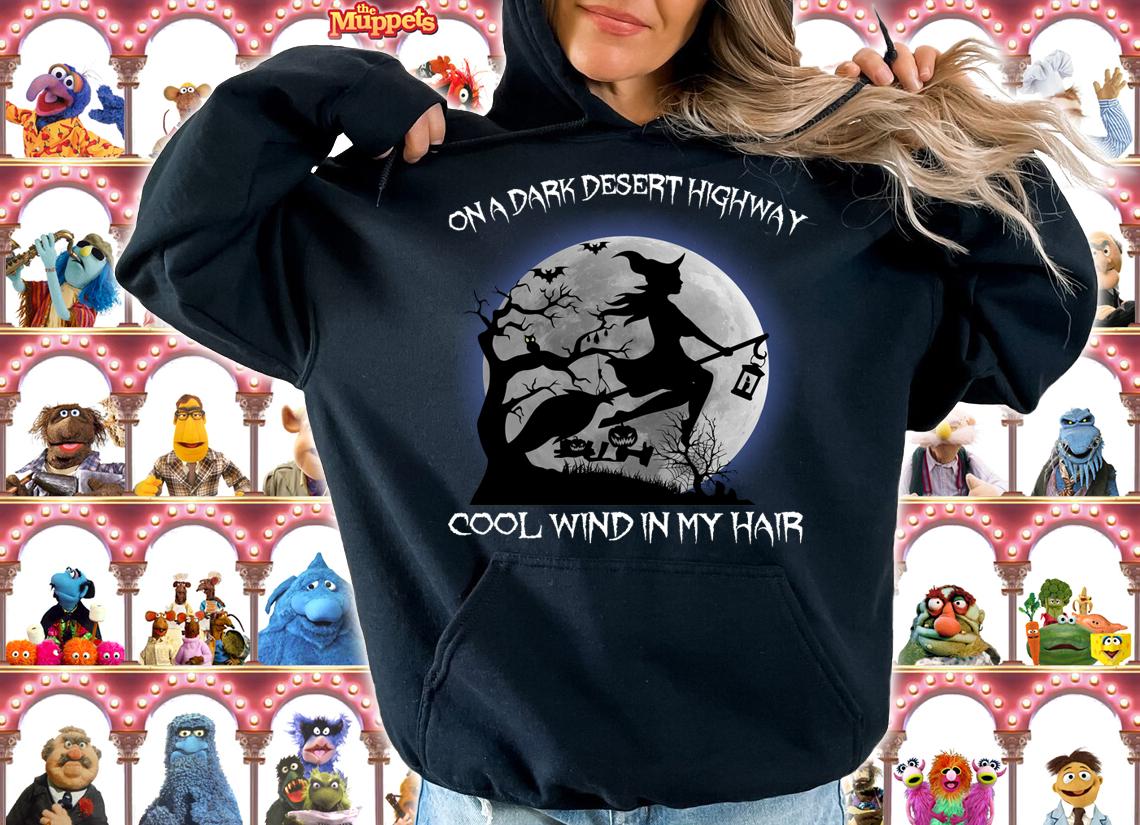 Pretty Witch On A Dark Desert Highway Cool Wind In My Hair Halloween t-shirt hoodie