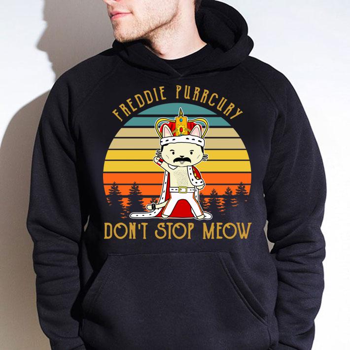 Vintage Freddie Purrcury Don't Stop Meow t-shirt hoodie