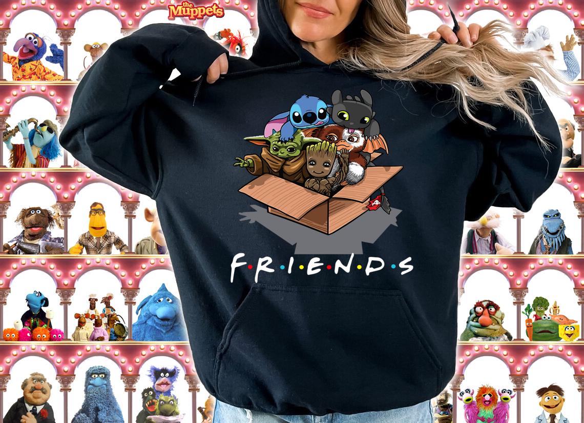 Baby Groot Baby Stitch And Baby Toothless Baby Yoda Baby Gizmo Friends t-shirt hoodie