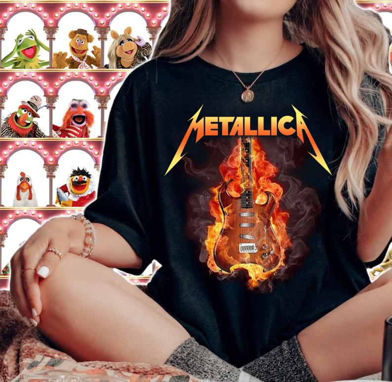 Love Metallicas Rock Classic Arts Band Music Legends t-shirt woman shirt
