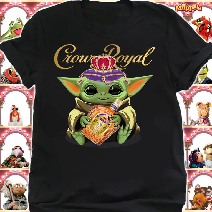 Baby Yoda Crown Royal Star Wars Mandalorian t-shirt shirt