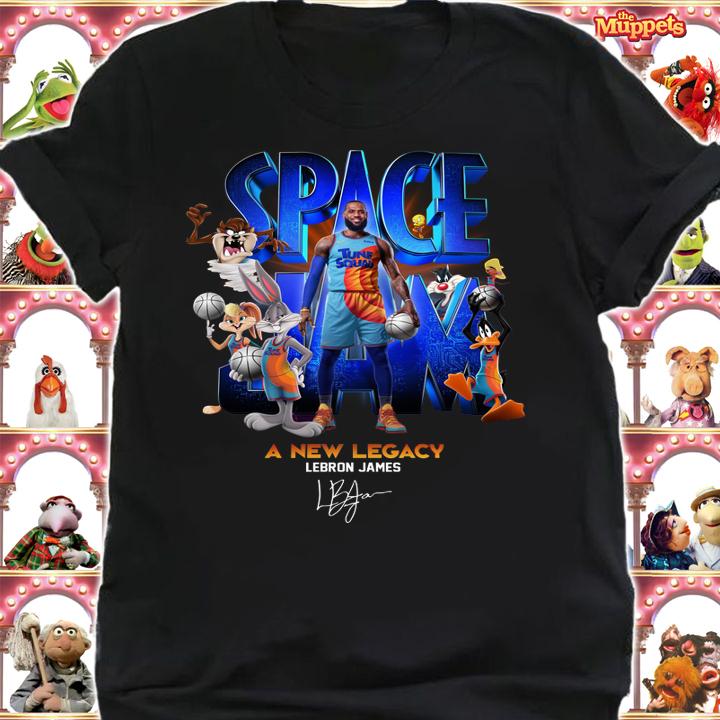 Space Jam A New Legacy Tune Squad Lebron James Signature t-shirt shirt
