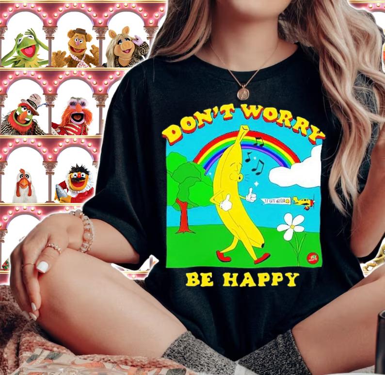 Don't worry be happy t-shirt woman shirt