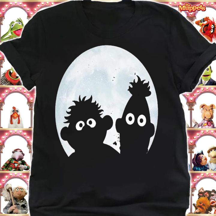 Ernie and Bert moon t-shirt shirt