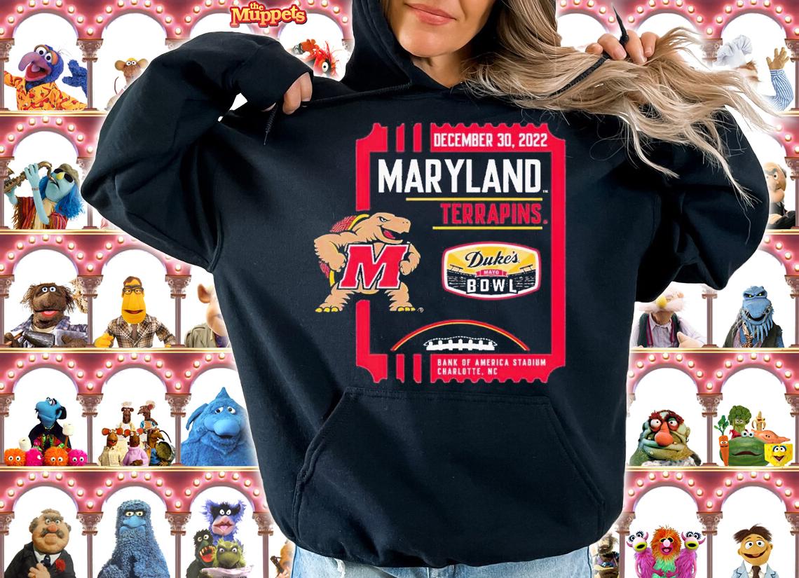 2022 Duke's Mayo Bowl Maryland Terrapins Decemer 30 2022 Bank of America Stadium shirt t-shirt hoodie