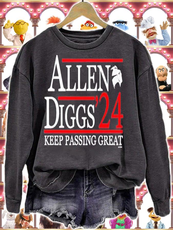 Allen Diggs 2024 keep passing great shirt t-shirt sweatshirt