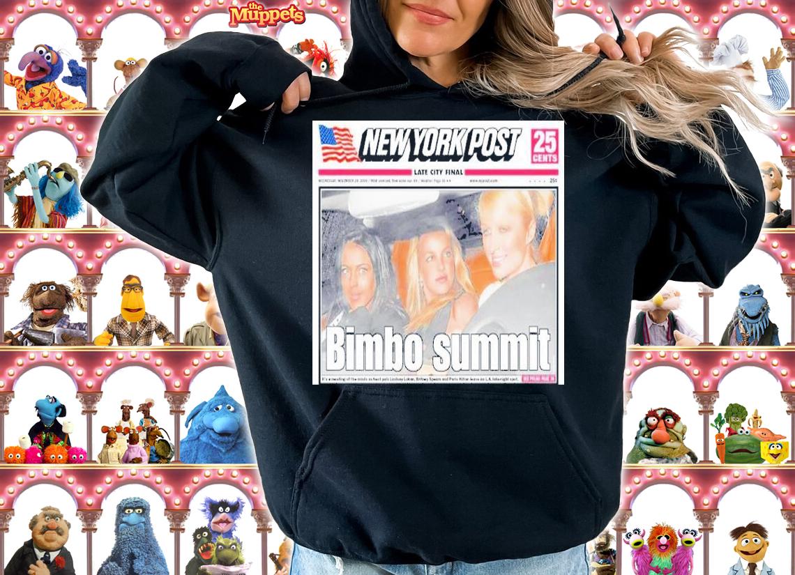 Bimbo Summit Paris Lindsay And Britney 2000s Shirt t-shirt hoodie