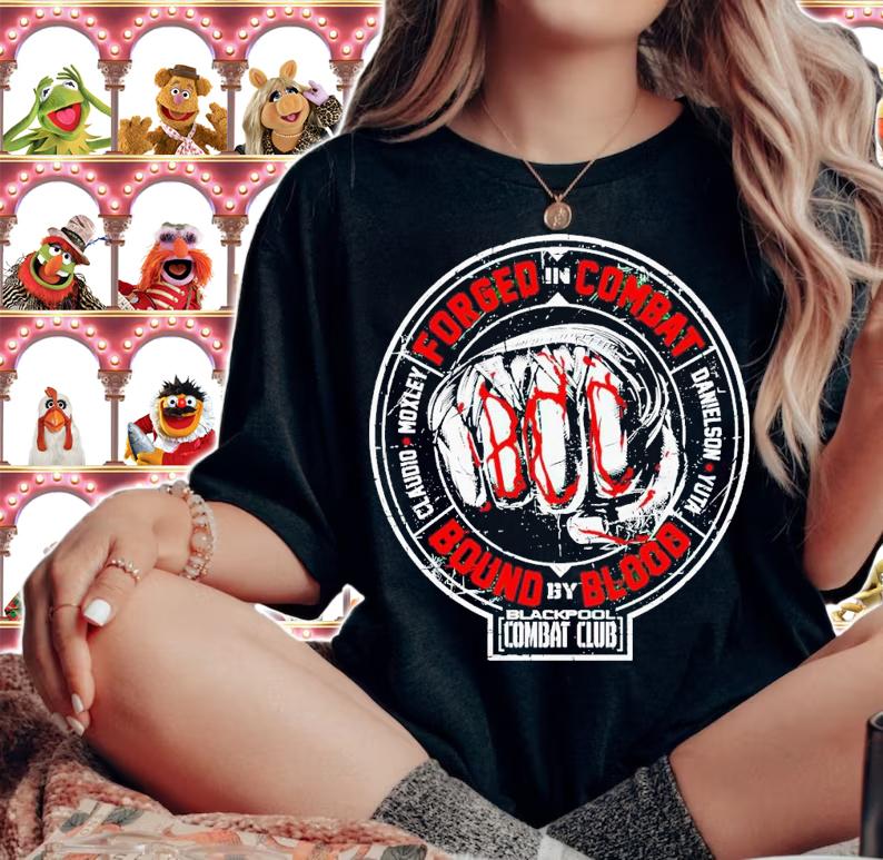 Blackpool combat club pact reforged shirt t-shirt woman shirt