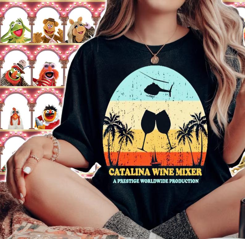 Catalina wine mixer a prestige worldwide production shirt t-shirt woman shirt