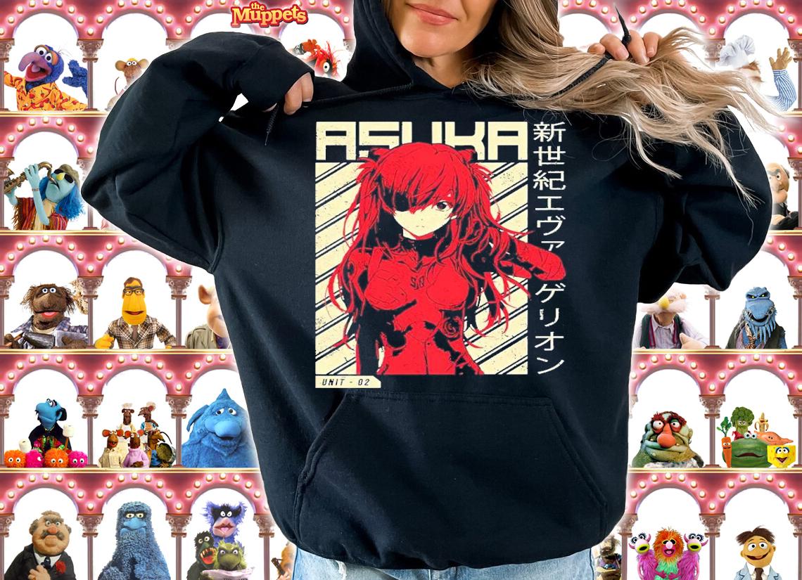 Evangelion Asuka Poster Anime shirt t-shirt hoodie