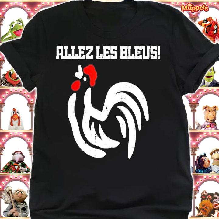 France Allez Les Bleus French Rooster Soccer T-Shirt t-shirt shirt