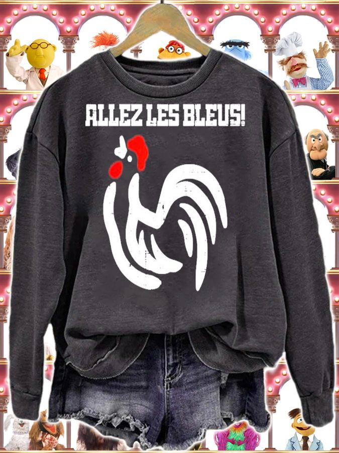 France Allez Les Bleus French Rooster Soccer T-Shirt t-shirt sweatshirt
