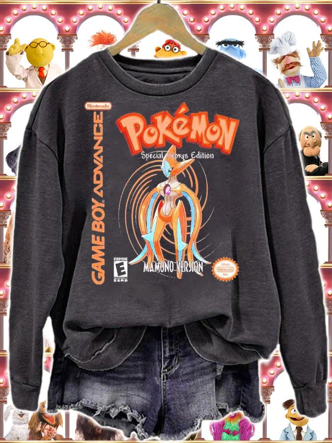 Gameboy Pokemon DEOXYS shirt t-shirt sweatshirt