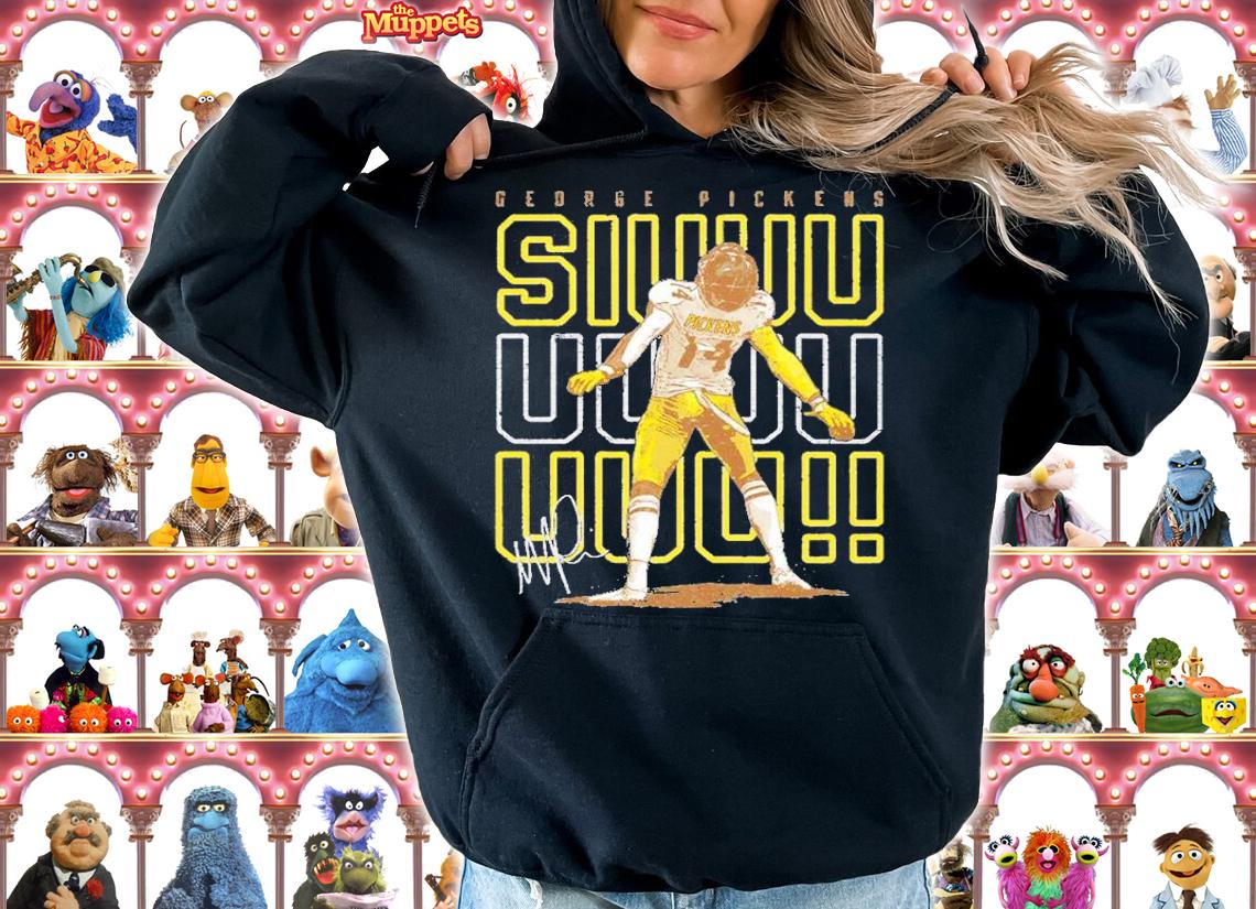 George Pickens Pittsburgh SIUUU Celebration Football Shirt t-shirt hoodie
