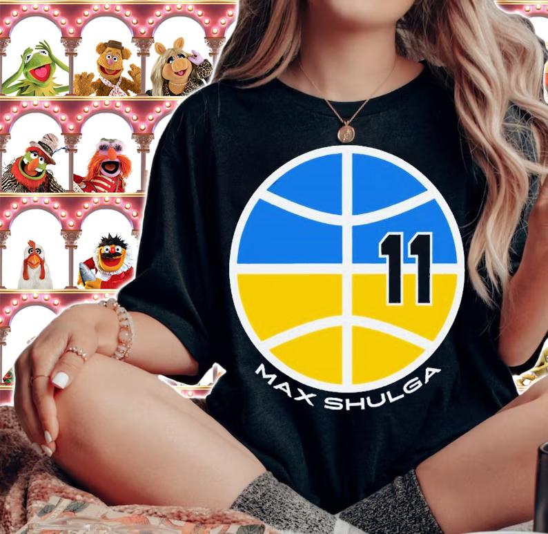 Max Shulga 11 Ukraine Basketball shirt t-shirt woman shirt