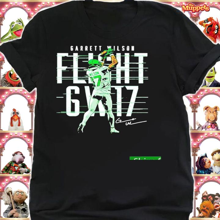 Nice garrett Wilson New York J Flight GW17 Football Shirt t-shirt shirt