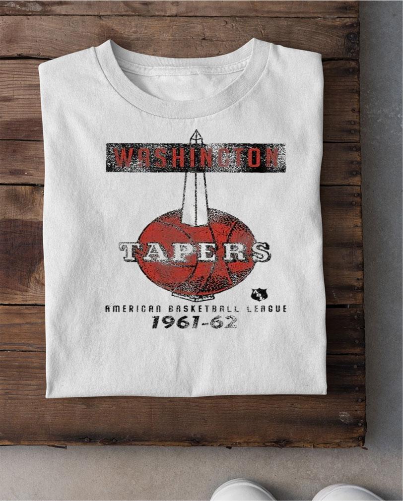 Washington Tapers American Basketball League 1961-62 shirt t-shirt