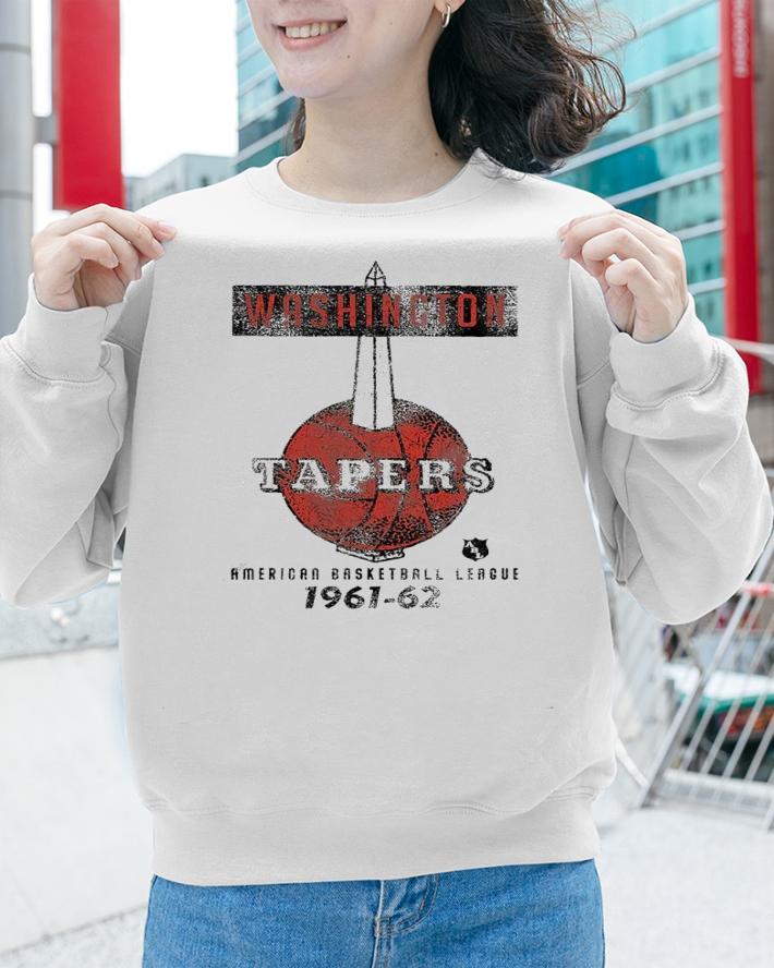 Washington Tapers American Basketball League 1961-62 shirt t-shirt
