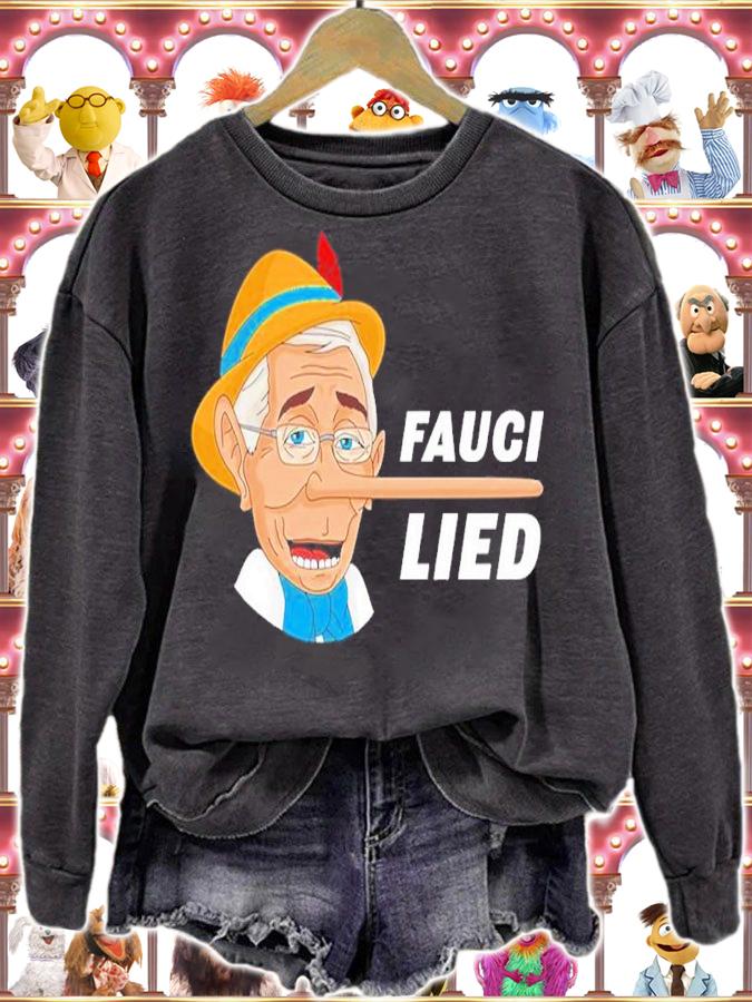 Fauci Lied Pinocchio Nose Shirt t-shirt