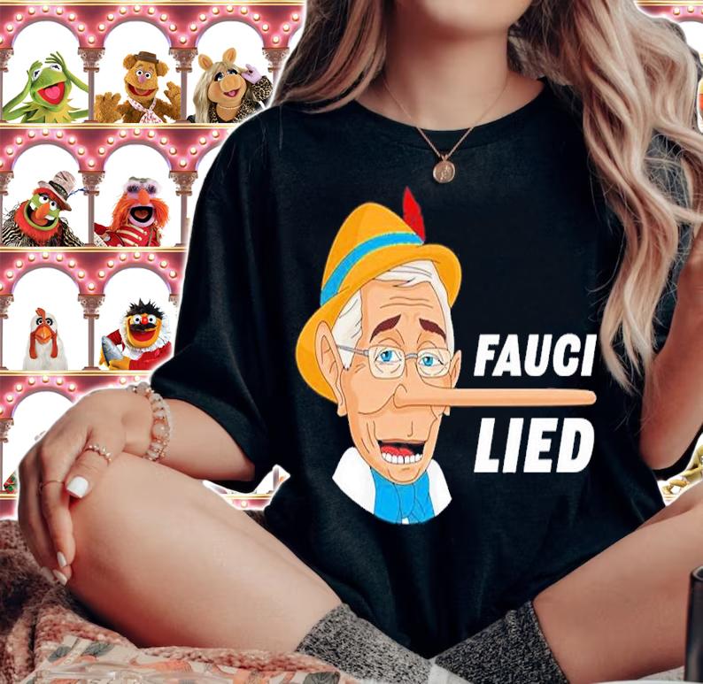 Fauci Lied Pinocchio Nose Shirt t-shirt