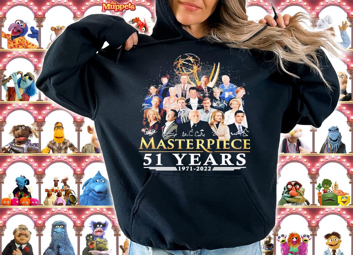 Masterpiece 51 years 1971 2022 signatures shirt t-shirt hoodie