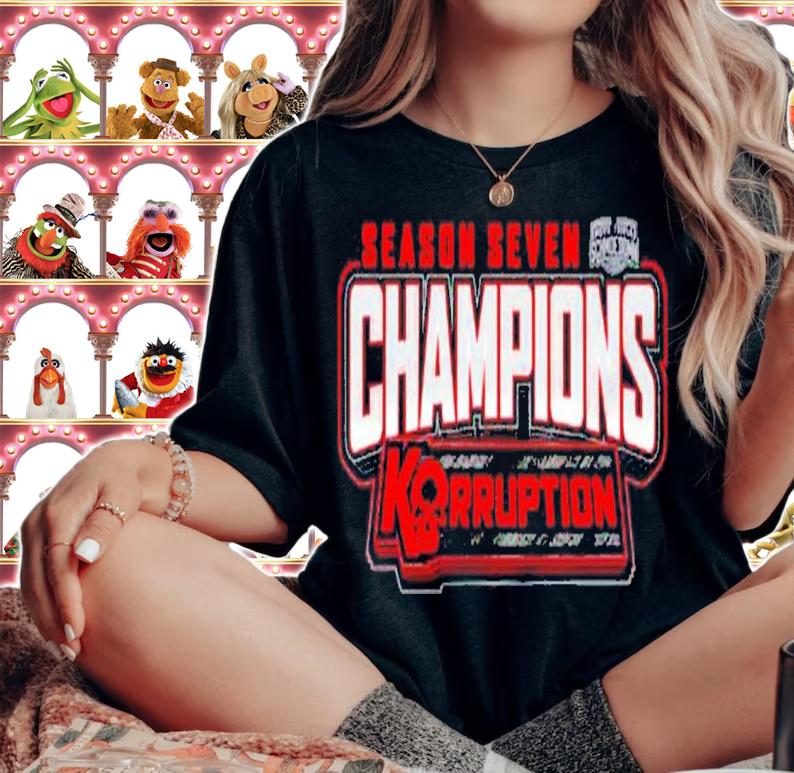 Korruption Season 7 Champions shirt t-shirt woman shirt