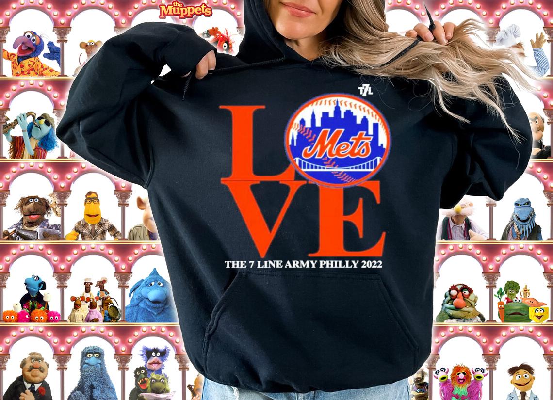 Love Mets The 7 Line Army Philly 2022 Shirt t-shirt