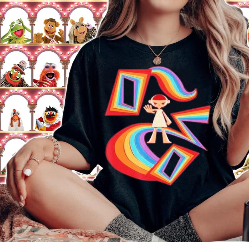 Rainbows Stranger Things 4 Eleven Cartoon Shirt t-shirt woman shirt