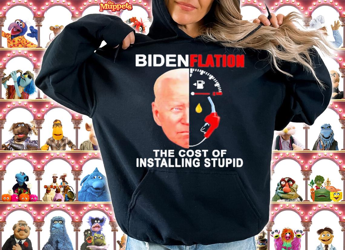 BidenFlation The cost Of Installing Stupid Biden Face Gas Shirt t-shirt