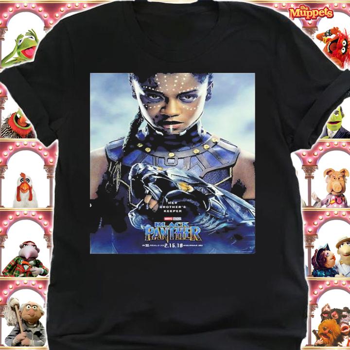 Black Panther Poster Her Brother's Keeper Shirt t-shirt
