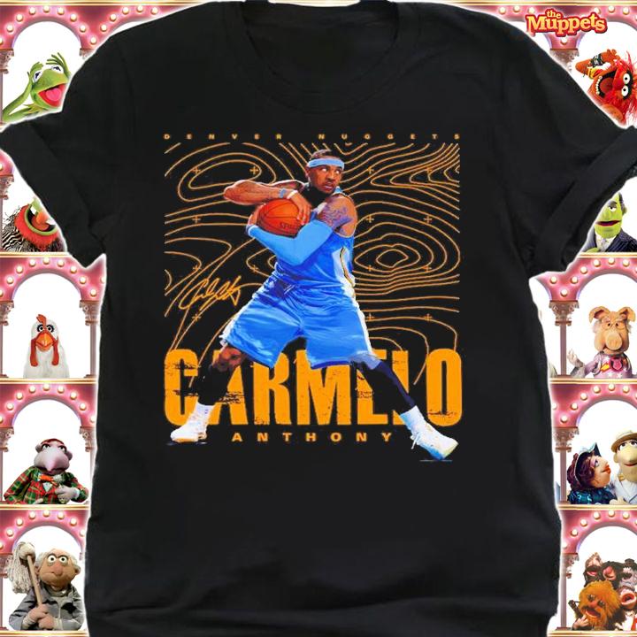 Carmelo Anthony Denver Nuggets Basketball Signature Shirt t-shirt