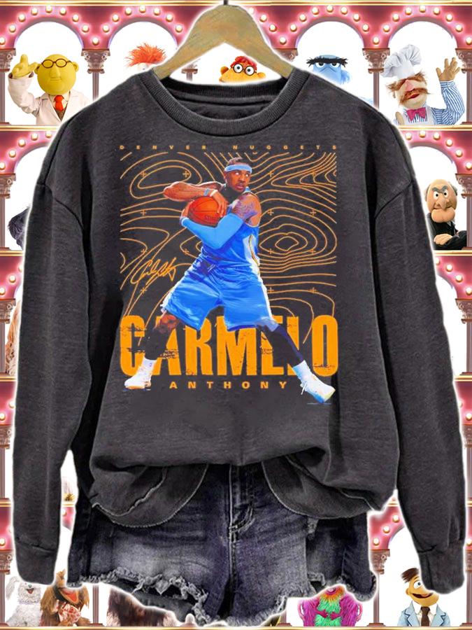 Carmelo Anthony Denver Nuggets Basketball Signature Shirt t-shirt