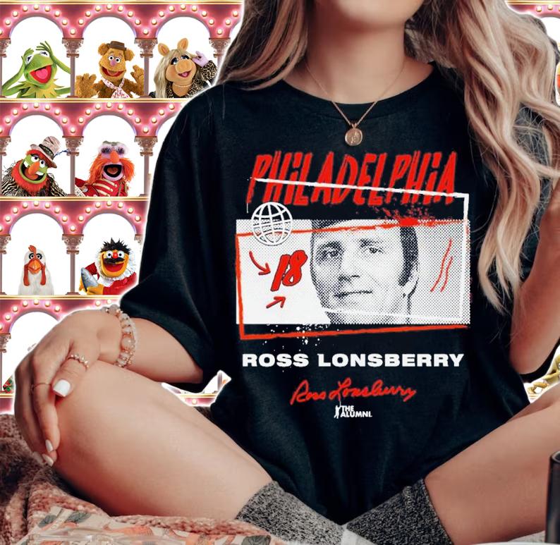 Ross Lonsberry Philadelphia Tones Hockey Signature Shirt t-shirt