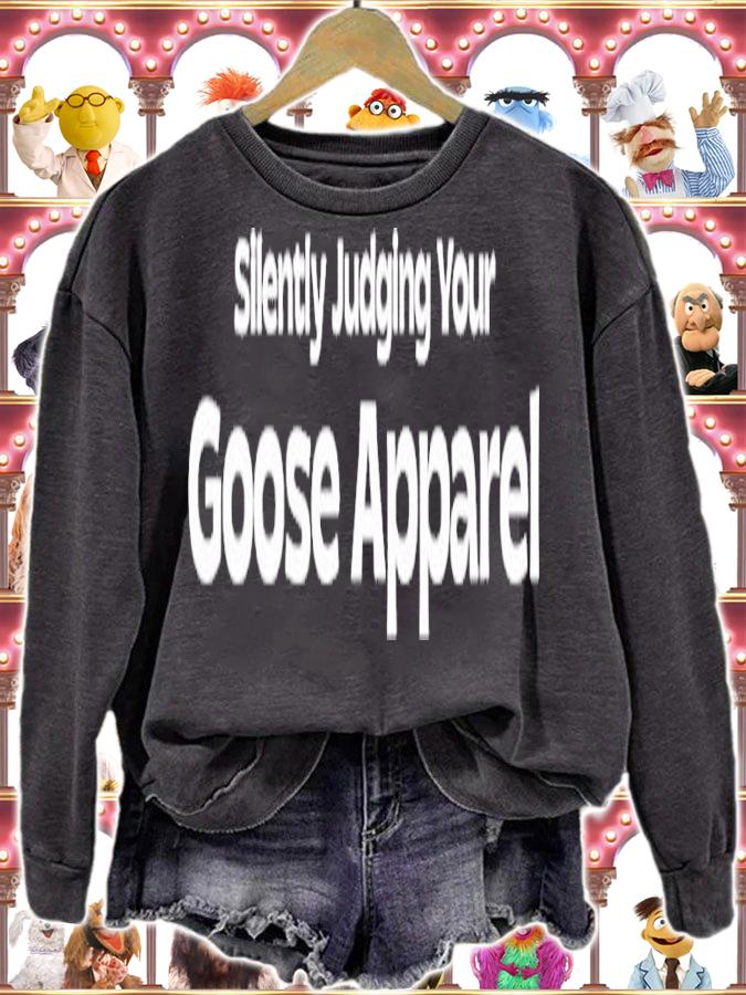 Silently Judging your goose apparel shirt t-shirt