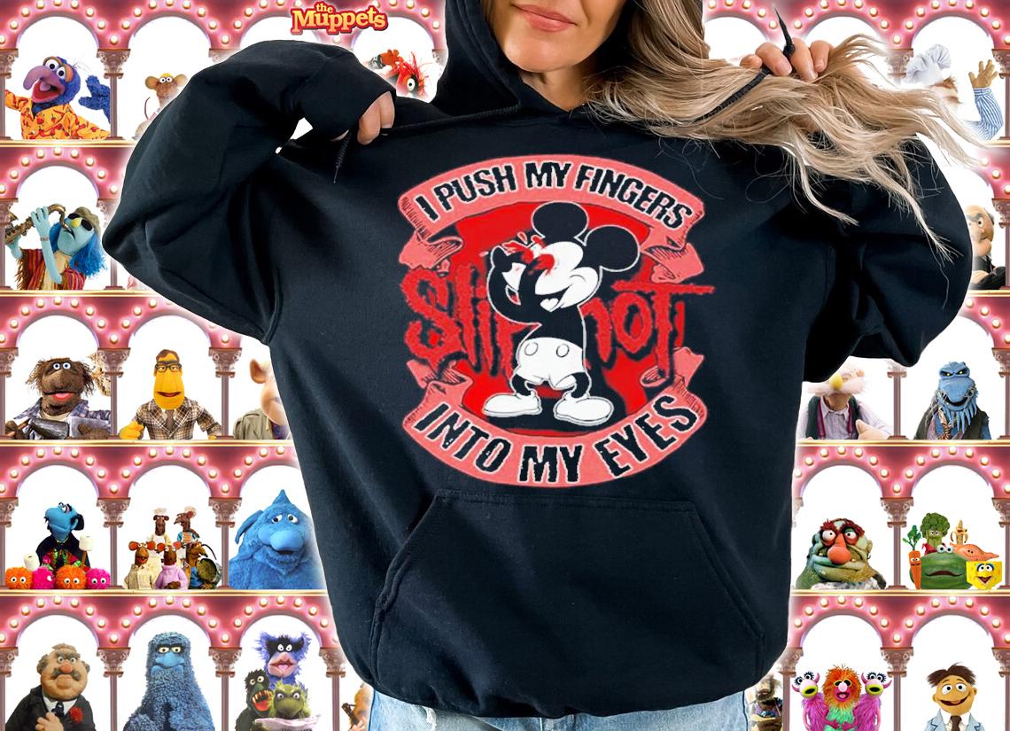 Slipknot I Push My Fingers Into My Eyes Mickey Mouse shirt t-shirt