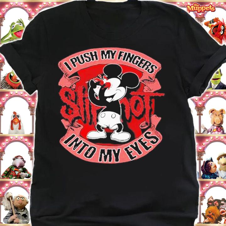 Slipknot I Push My Fingers Into My Eyes Mickey Mouse shirt t-shirt