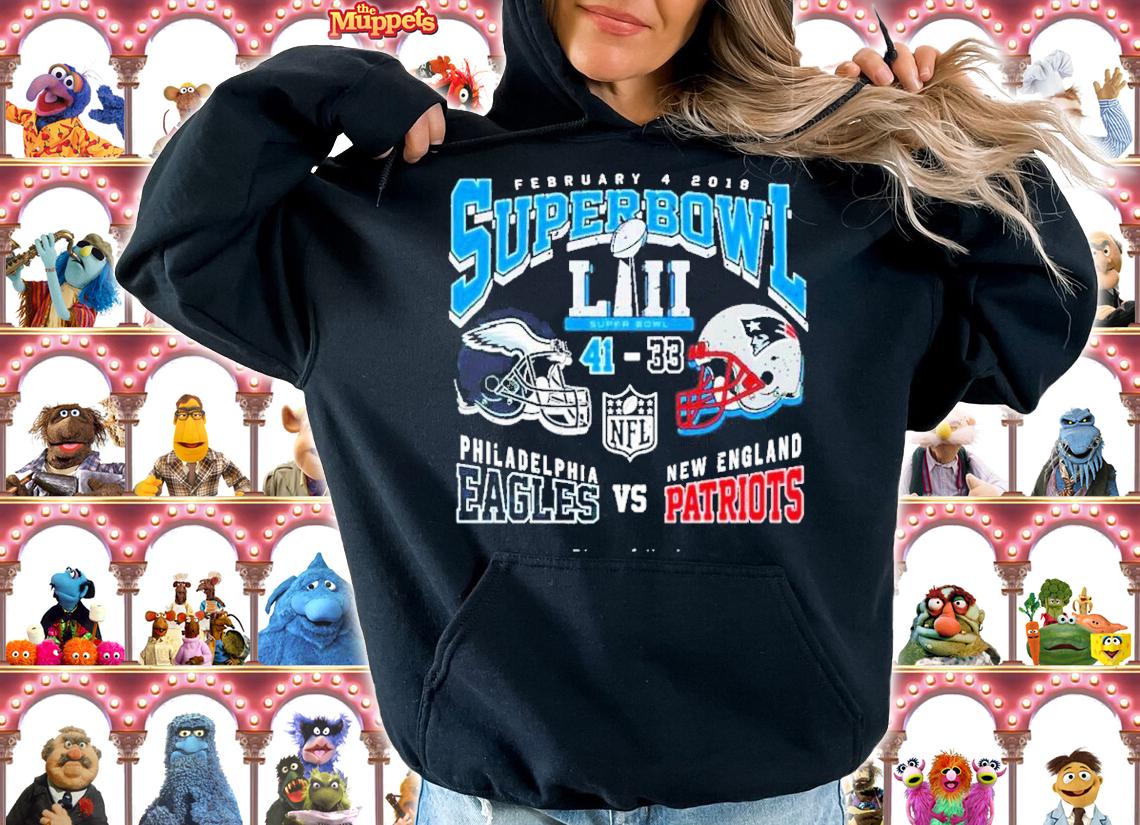 Super Bowl LII Eagles 41 Patriots 33 shirt t-shirt
