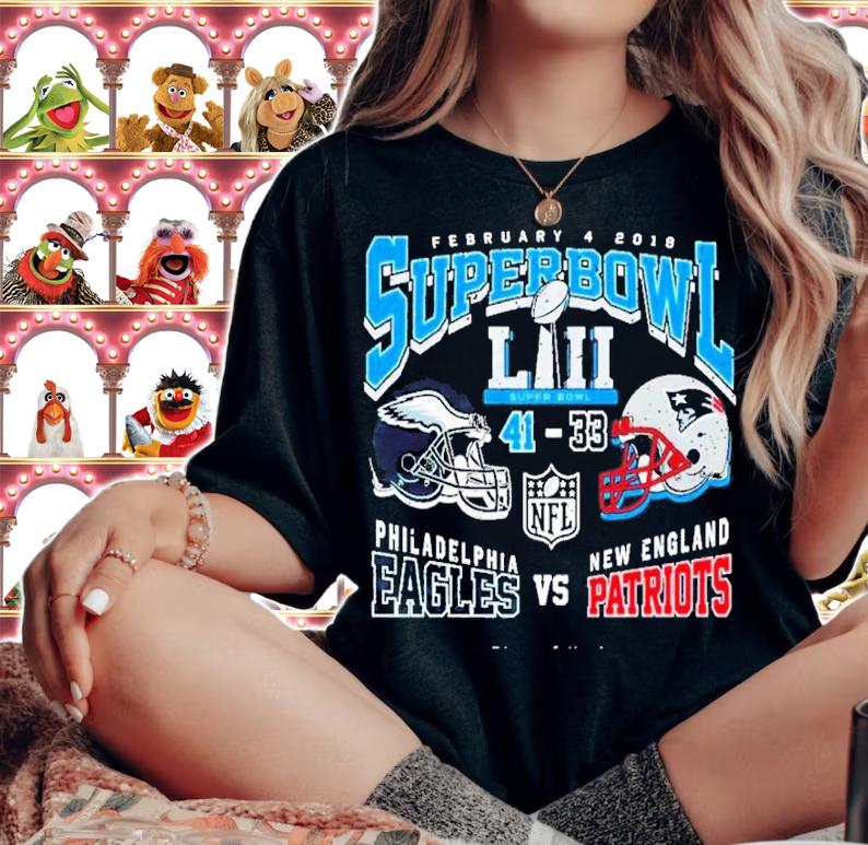 Super Bowl LII Eagles 41 Patriots 33 shirt t-shirt