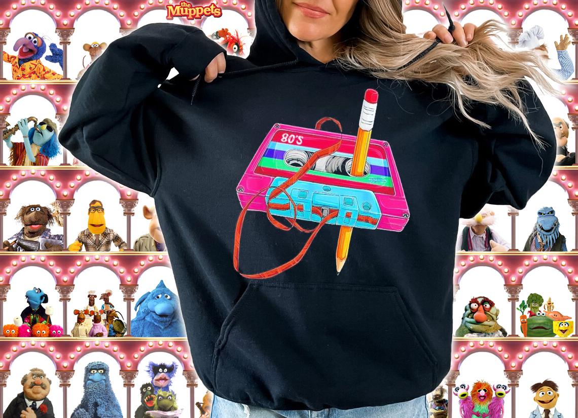 Vintage Cassette Tape Pencil 70s 80s 90s Music Mixtape T-shirt t-shirt