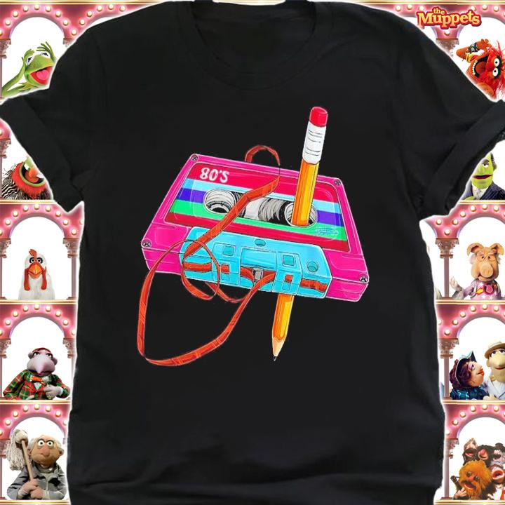 Vintage Cassette Tape Pencil 70s 80s 90s Music Mixtape T-shirt t-shirt