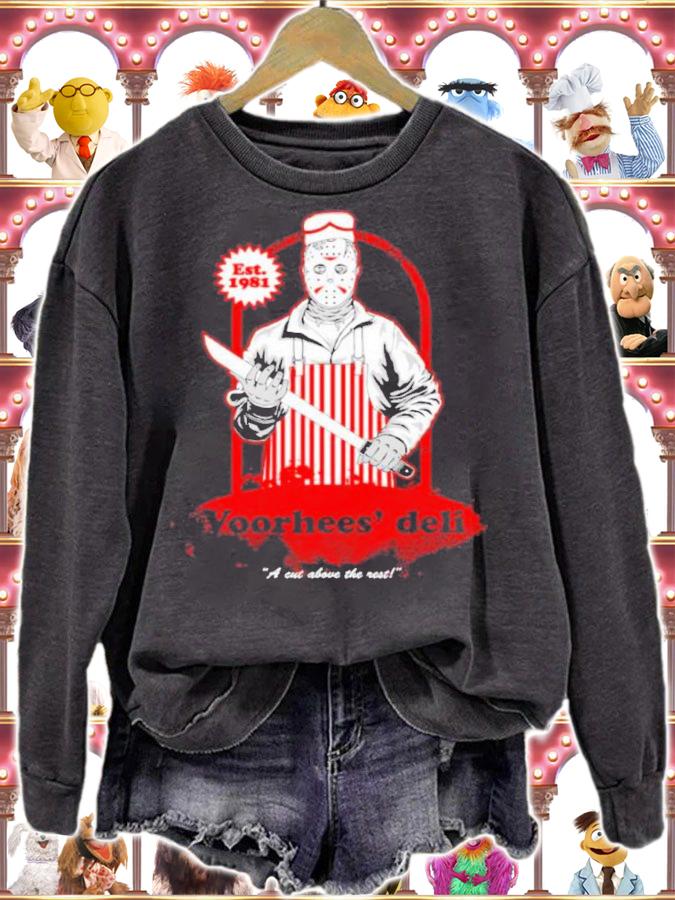 Voorhees Deli A Cut Above The Rest Est 1981 Shirt t-shirt sweatshirt