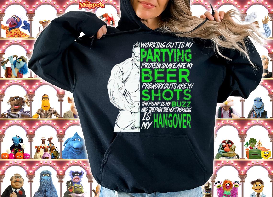 Working Out Is My Partying Protein Shake Are My Beer Gym Shirt t-shirt