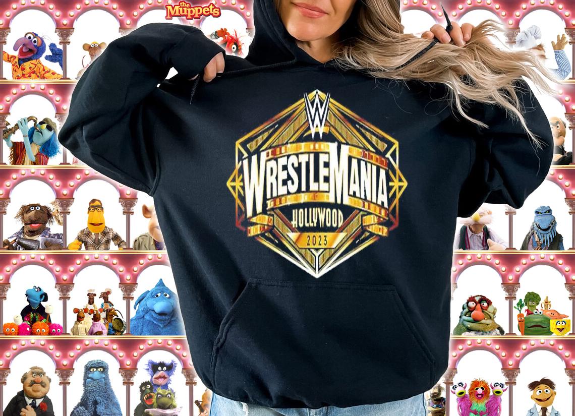 WrestleMania Hollywood Logo shirt t-shirt hoodie