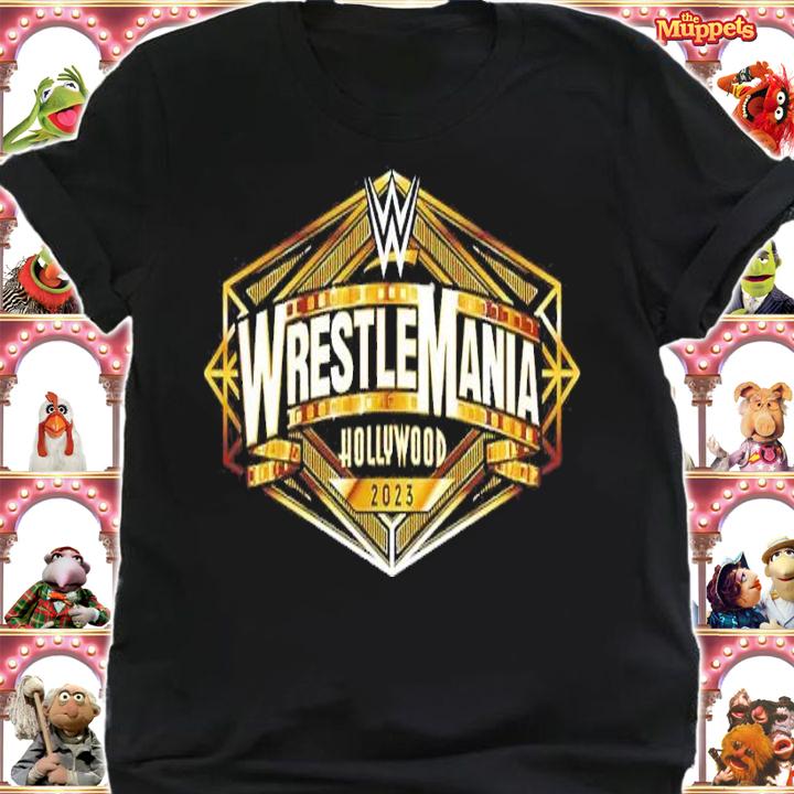 WrestleMania Hollywood Logo shirt t-shirt shirt