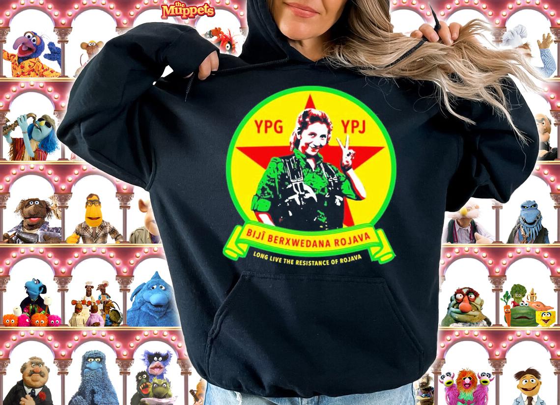 YPG YPJ Biji Berxwedana Rojava long live the resistance of Rojave shirt t-shirt
