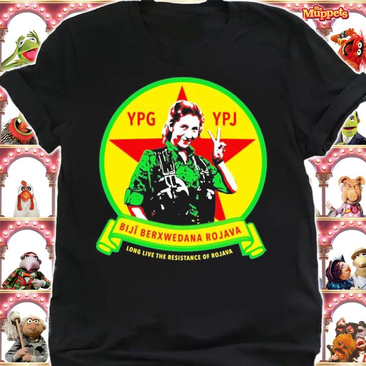 YPG YPJ Biji Berxwedana Rojava long live the resistance of Rojave shirt t-shirt