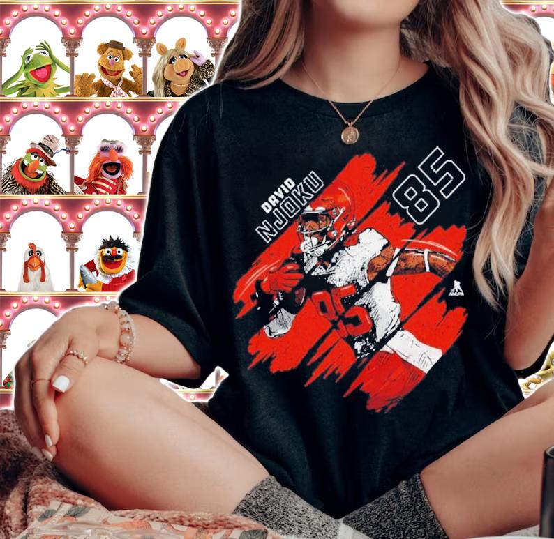 David Njoku Cleveland Stripes Football Shirt t-shirt woman shirt